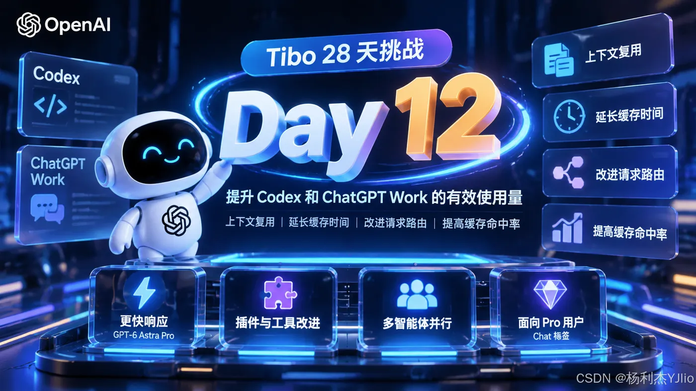 Tibo 28 天计划 DAY 12：Codex 与 ChatGPT Work 有效用量提升