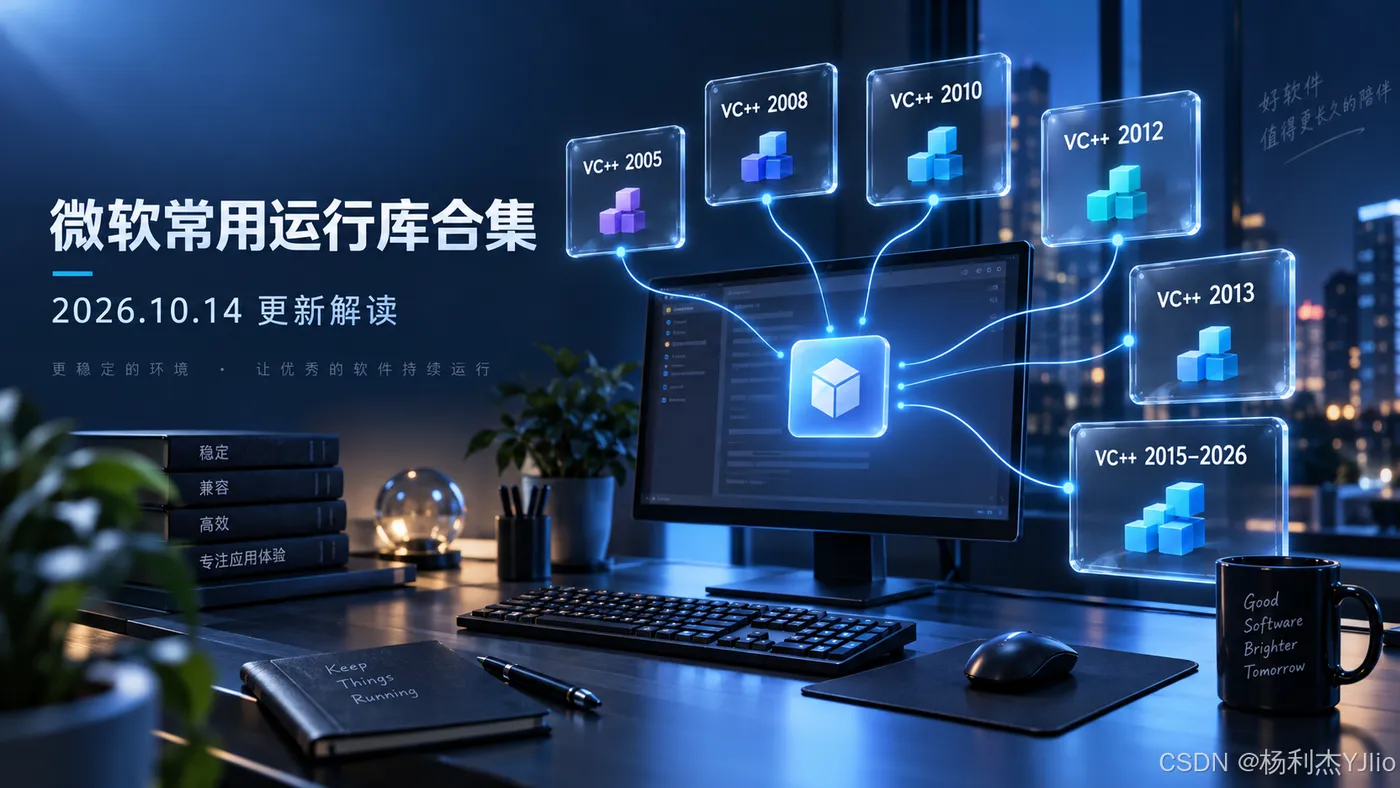 微软常用运行库合集 2026.10.14 封面