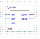 FPGA（3）--VHDL及原理图--4位全加器