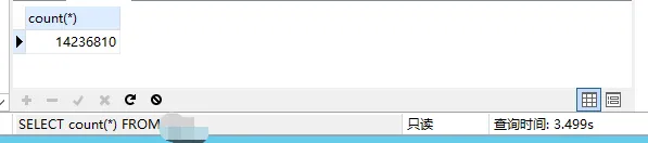 mysql性能优化：单表1400w查询最后十条数据（耗时0.036s）