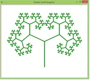 python编程：利用函数递归调用和turtle绘制树-3
