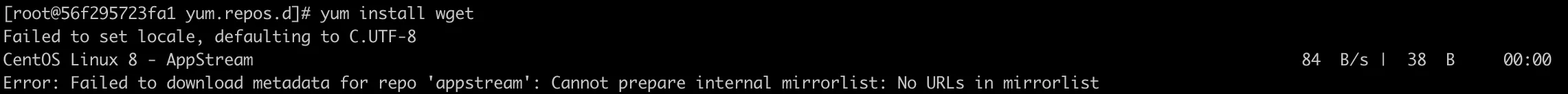 CentOS8的源在2021年12月31日停止服务： Failed to download metadata for repo ‘appstream‘: 解决办法