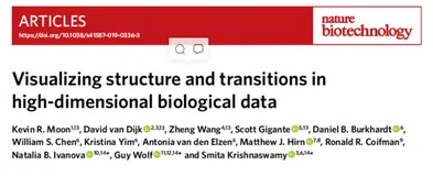 Nat. Biotechnol | PHATE：高维生物数据的可视化方法