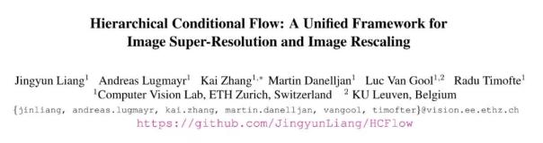  兼顾图像超分辨率、图像再缩放，ETH提出新型统一框架HCFlow，已开源
