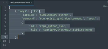 Sublime text  绑定运行快捷键