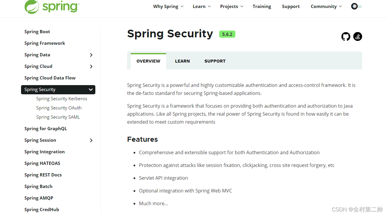 Spring Security5+ 用户认证、授权及注销