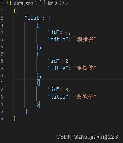 在react中json-server的安装和使用(基础使用)