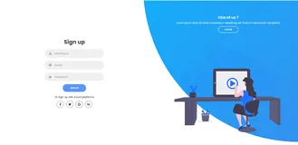 HTML+CSS+JAVASCRIPT实现——响应式登录注册表单