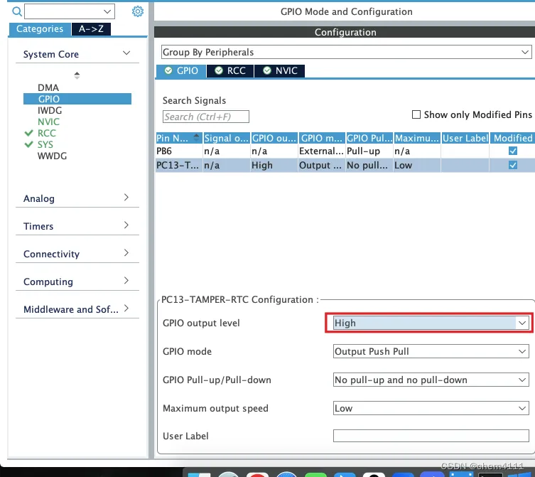 STM32CubeMX 外部中断