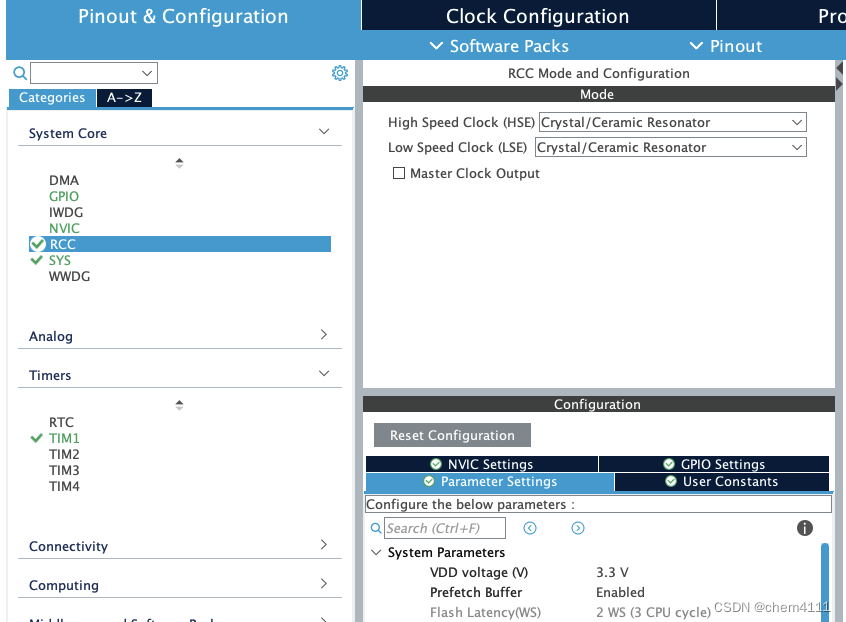 STM32CubeMX 定时器