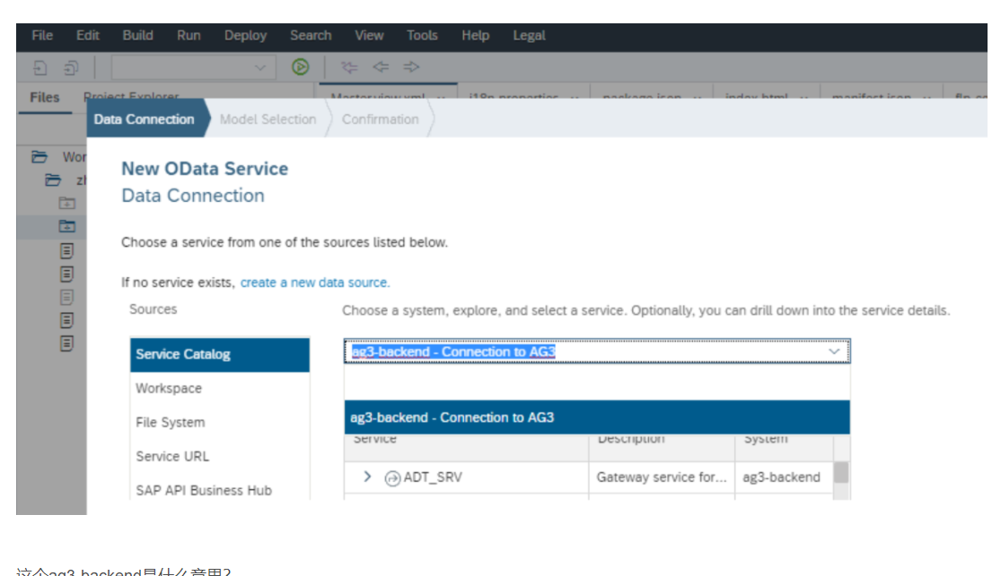 SAP WebIDE里OData service catalog的实现原理