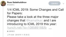 明年AI学术会议投稿规模炸裂！注意ICML 2019的这些变化