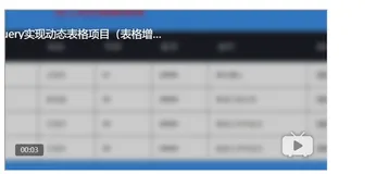 jquery实现动态表格项目（表格增加删除/全选/表格变色特效等功能）（附源码+javaWEB开发如果需要可以直接使用）