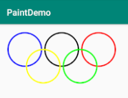 Android 自定义View 画圆（奥运五环）