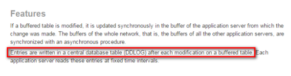 SAP数据库表DDLOG的设计原理