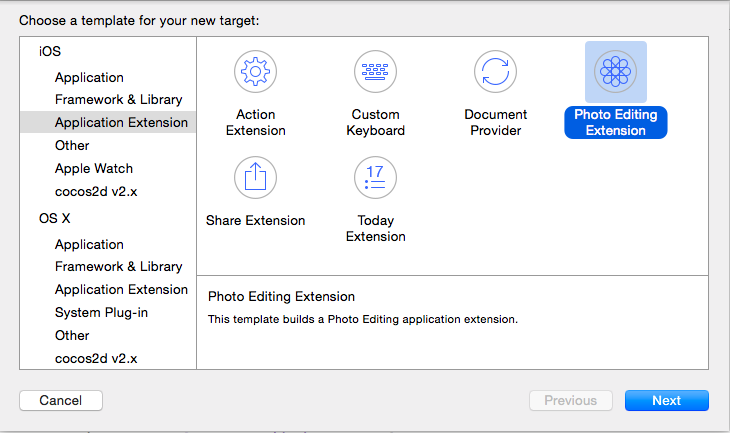 iOS8新特性扩展(Extension)应用之三——照片编辑插件