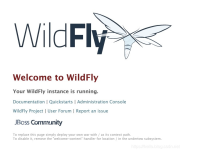 wildfly（JBoss AS）应用服务器快速入门