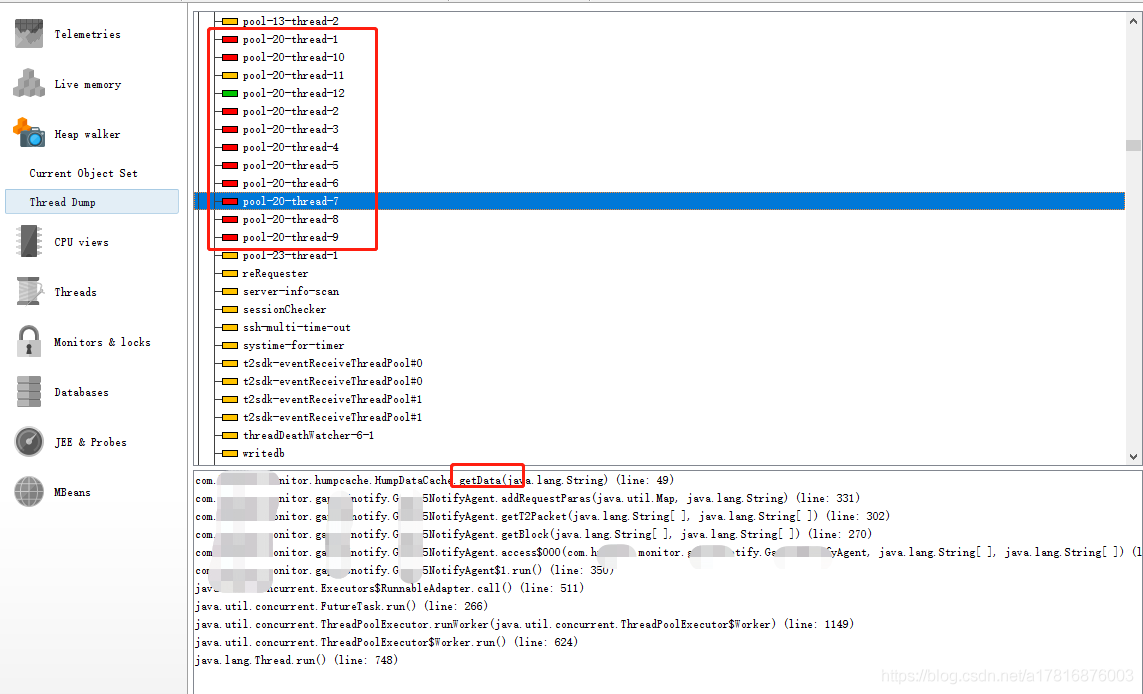 JAVA Thread Dump分析线程竞争