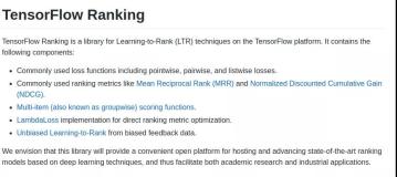 Google Research吐嘈tensorflow！TF-Ranking迎来大更新：兼容Keras更容易开发
