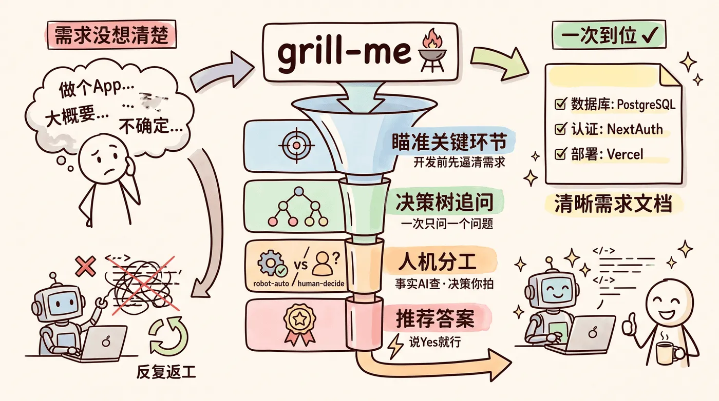 grill-me 思想全景图