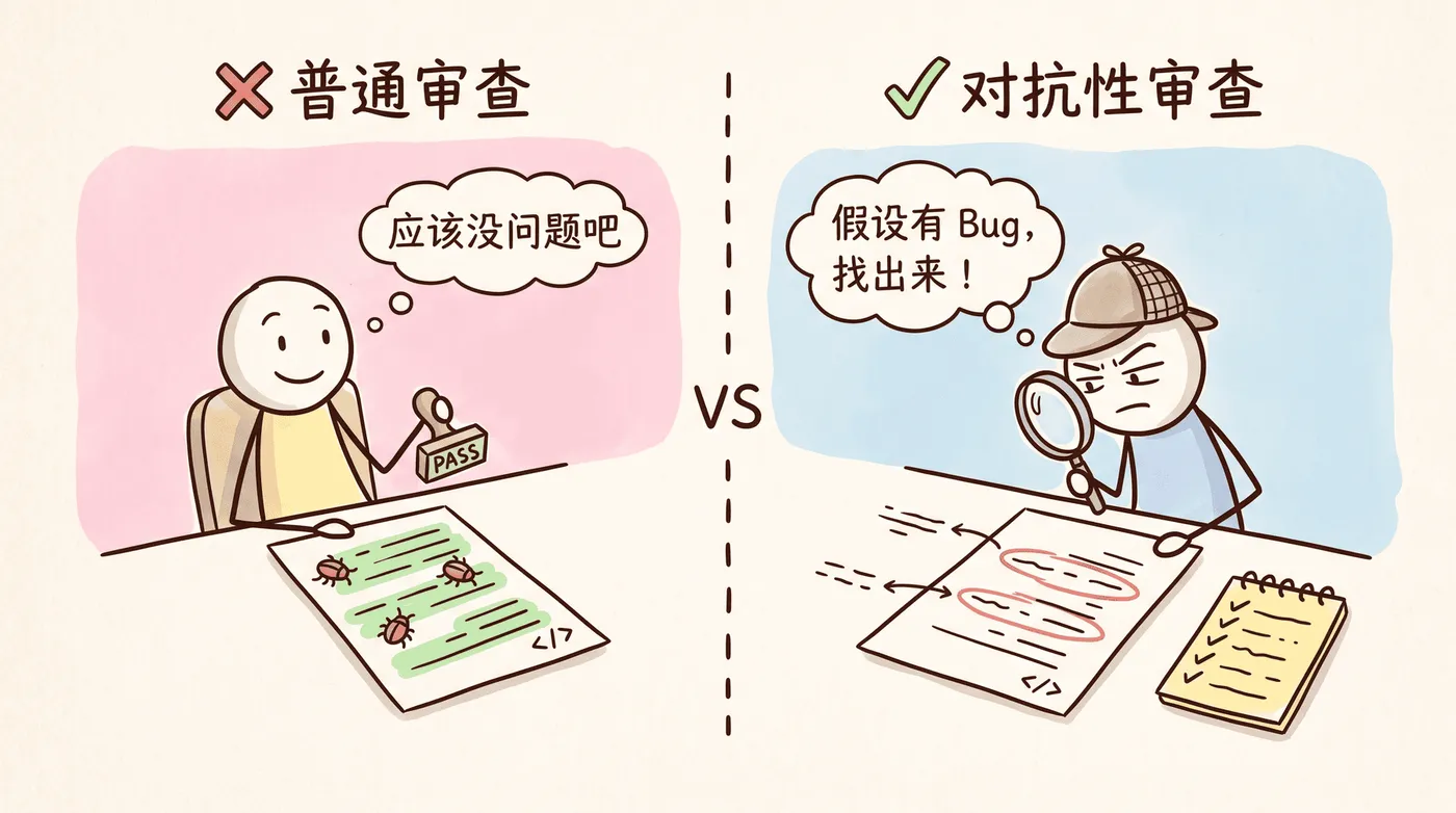 对抗性审查