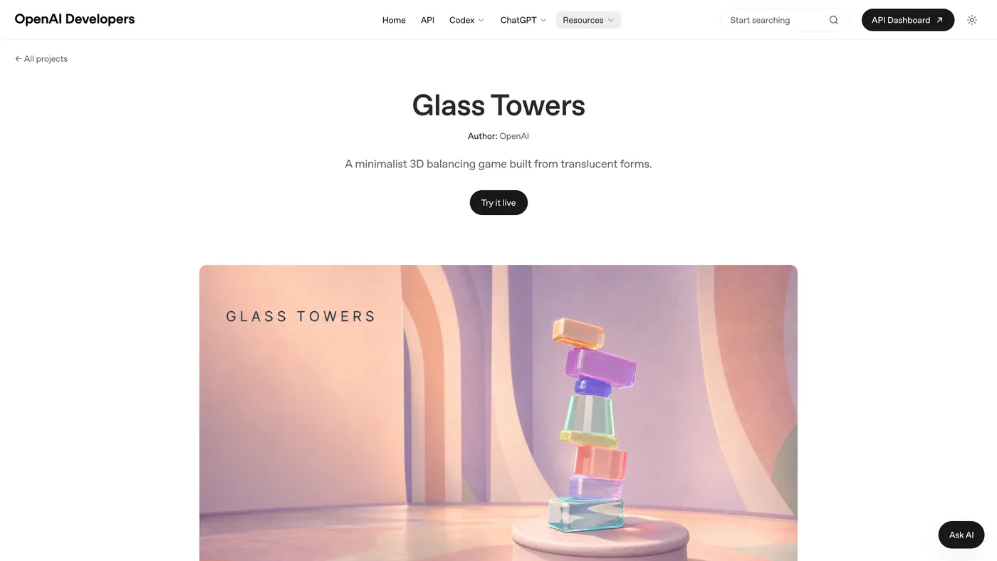 Glass Towers 玻璃塔游戏