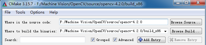 Windows环境使用VS2017编译opencv-4.2.0和opencv_contrib-4.2.0源码，支持TBB