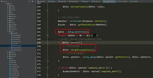ThinkPHP源码阅读最佳工具debug_backtrace(1)