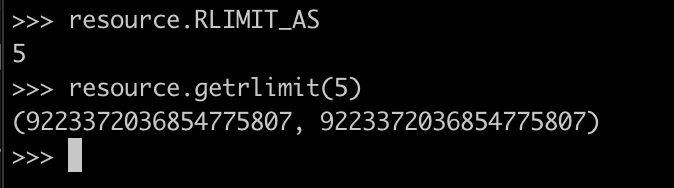 在 Linux 中限制Python程序所能使用的最大内存