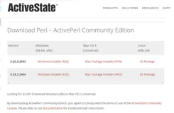 Windows10下安装配置 perl 环境