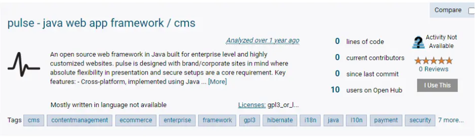 Java语言的CMS内容管理系统选型说明