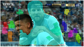 DL之Mask R-CNN：2018.6.26世界杯阿根廷队VS尼日利亚比赛2:1实现Mask R-CNN目标检测