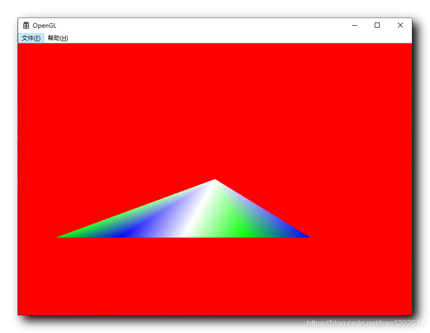 【OpenGL】十五、OpenGL 绘制三角形 ( 绘制 GL_TRIANGLE_FAN 三角形扇 )（二）
