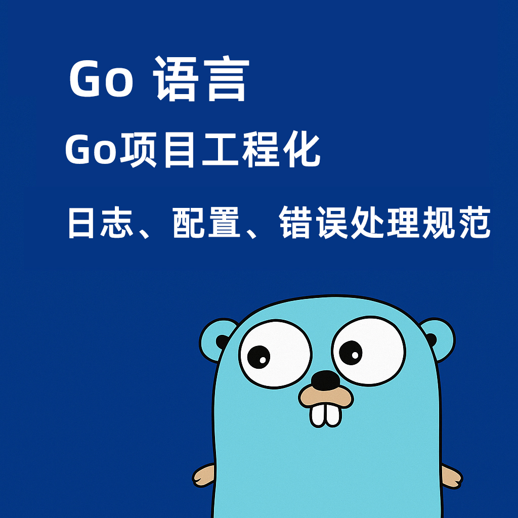 Go语言项目工程化 —— 日志、配置、错误处理规范