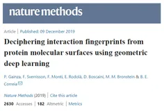 Nat. Methods | 基于几何深度学习解密蛋白分子表面的相互作用指纹