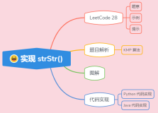 ACM 选手图解 LeetCode 实现 strStr()