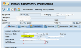 SAP PM 初级系列16 - 设备相关的Asset号