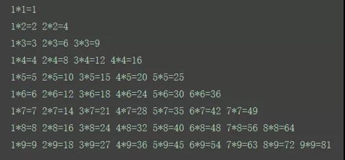 Python打印九九乘法表有几种方式？