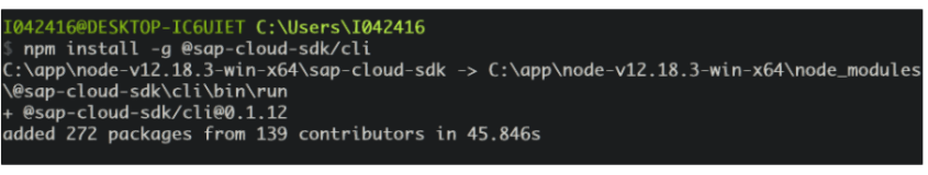 SAP Cloud SDK for JavaScript 的搭建和使用方法介绍