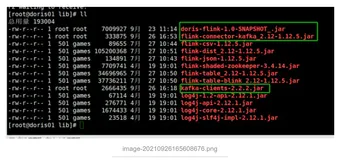 Flink 使用 SQL 读取 Kafka 写入到Doris表中