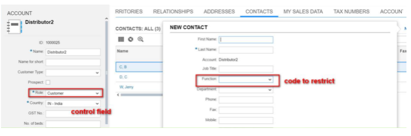 SAP Cloud for Customer CLR(Code List Restriction)的一种高级用法