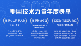 Dubbo 第二代掌门人、 PPMC、Spring Cloud Alibaba 负责人北纬荣获2020开源杰出人物