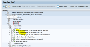 SAP PM 初级系列6 - 任务清单相关的配置