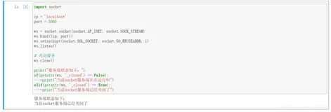 Python 套接字-判断socket服务端有没有关闭的方法实例演示，查看socket运行状态