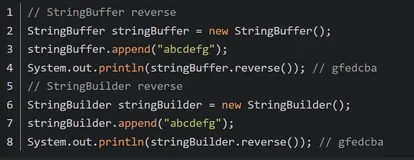 Java面试题：如何将字符串反转？(翻转字符串)