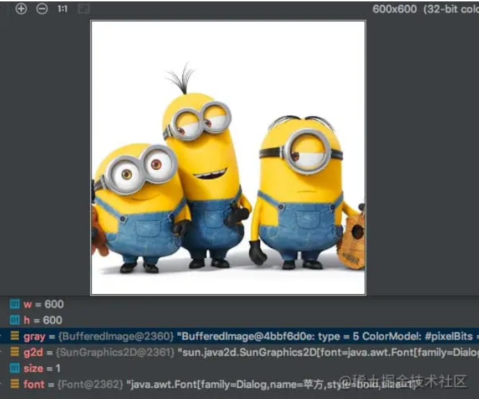 Java实现图片转字符图片示例demo