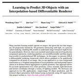 3D深度学习火了！NVIDIA NeurIPS论文：训练AI迅速将2D图像转换成3D模型