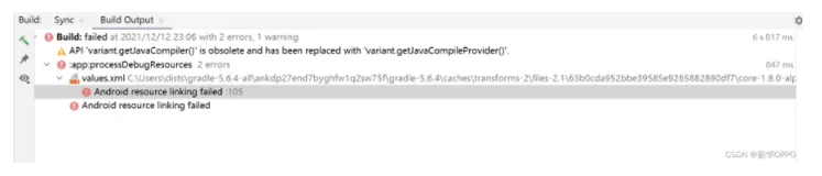 AAPT: error: resource android:attr/lStar not found.