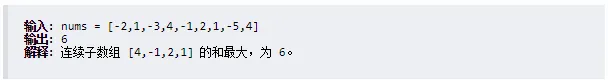 LeetCode——剑指 Offer 42【连续子数组的最大和】