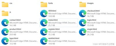 服装商城电商-前端网页技术精美完整源码HTML+CSS+JS